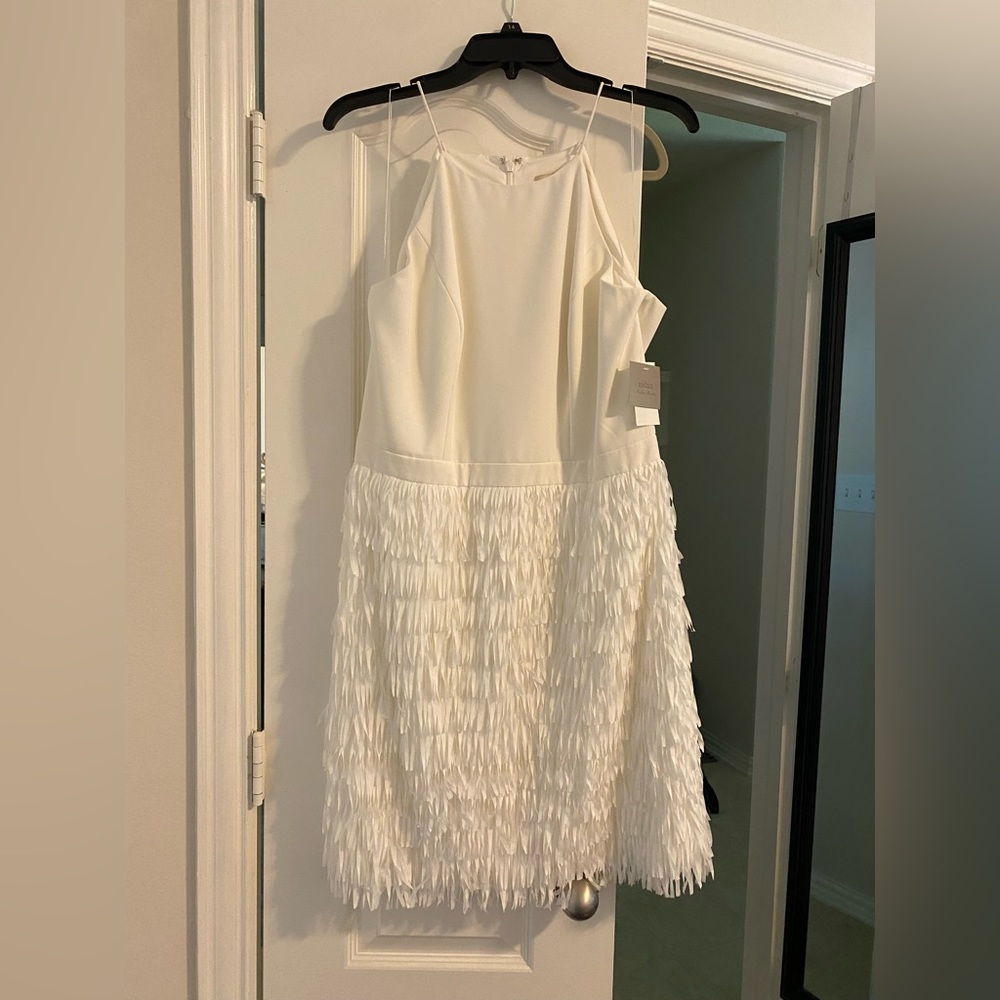 Aidan Mattox Fringe Cocktail Dress